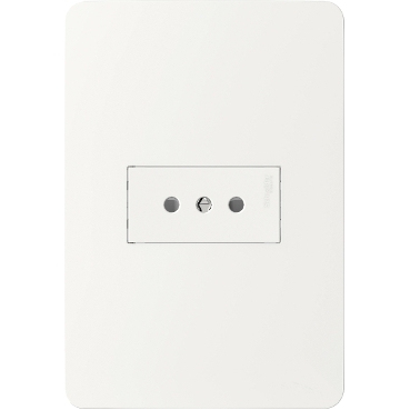Placa Armada con Toma Corriente Simple Orion, Blanco S71302804 — Schneider Electric — Schneider Electric