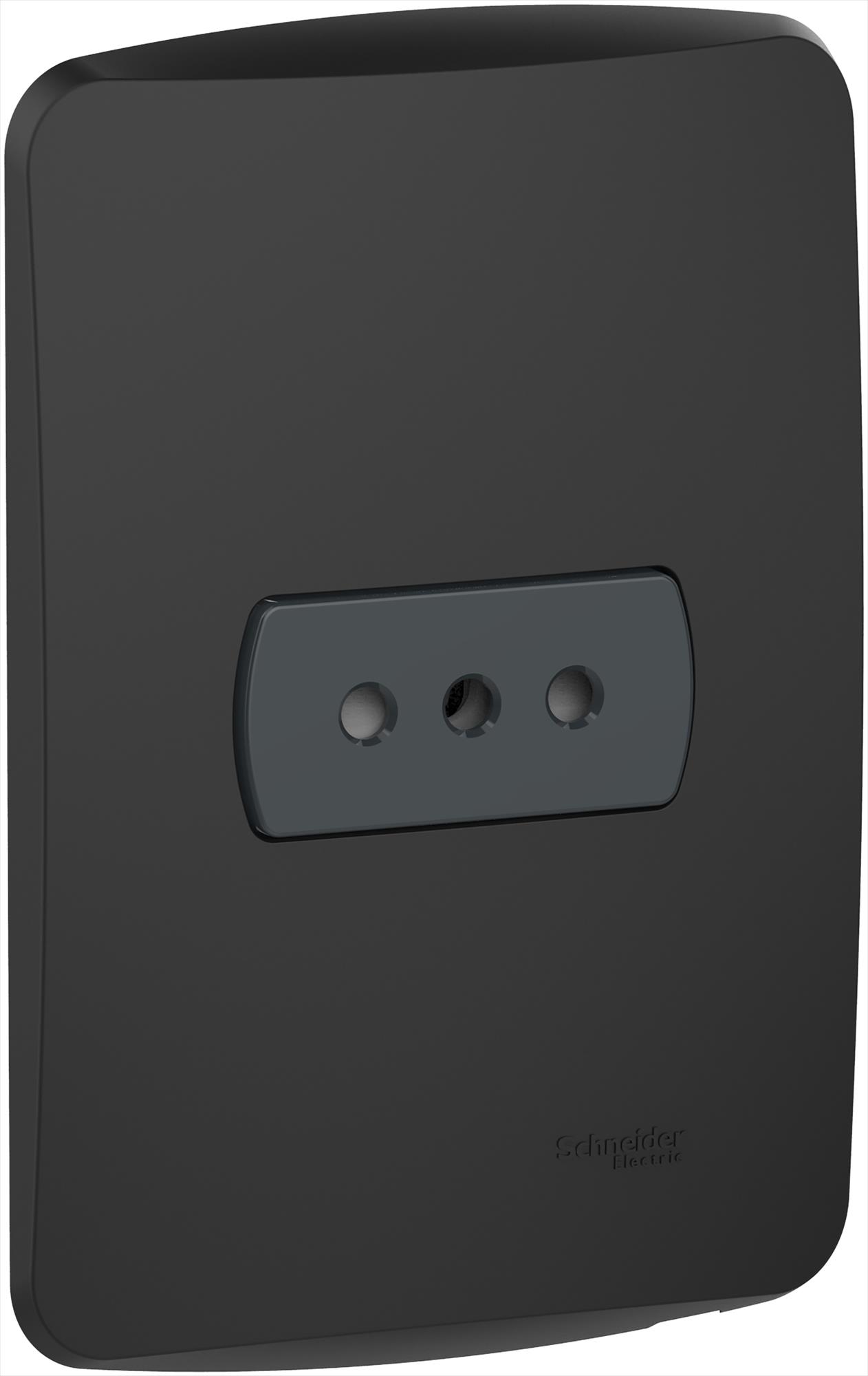 Placa Miluz Armada con Enchufe Simple 2p+T 10A Grafito S3B60226 — Schneider Electric — Schneider Electric