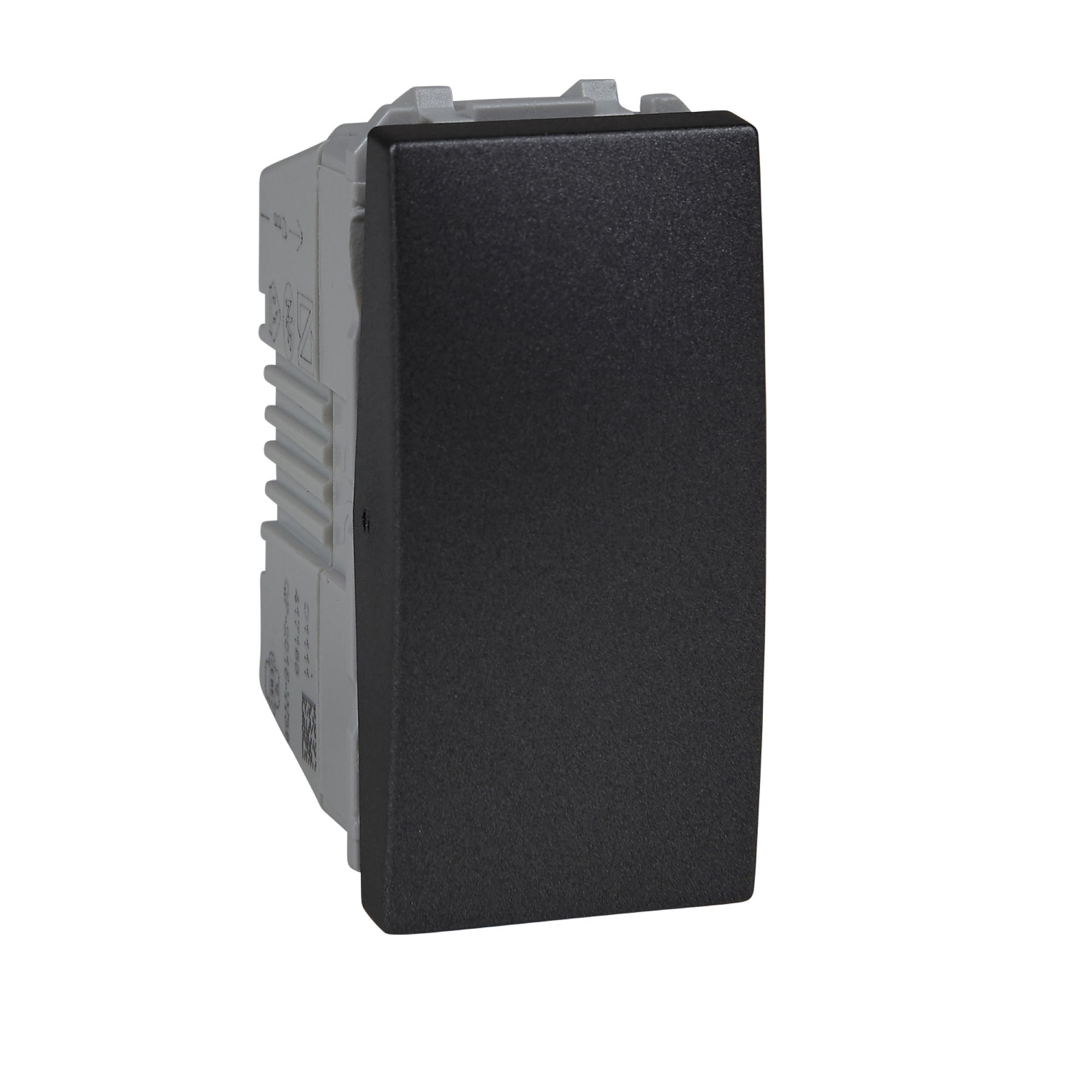 Pulsador 10A 250V Borne Automatico 1 Modulo, Grafito MGU3.106.12 — Schneider Electric — Schneider Electric