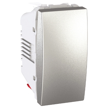 Pulsador 10A B/aut Aluminio MGU3.106.30 — Schneider Electric — Schneider Electric
