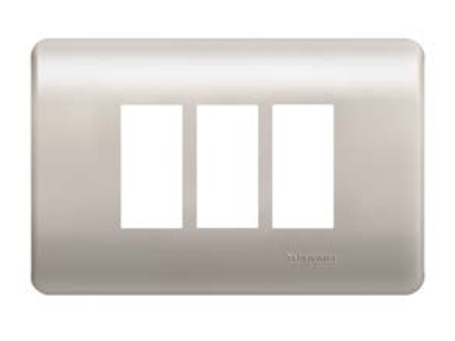 Placa Genesis 3 Modulos con Soporte, Millon MWD77132 — Schneider Electric — Schneider Electric
