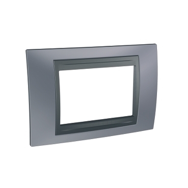 Tapa Top Metal Gris Metal M/grafito 3P MGU66.103.297 — Schneider Electric — Schneider Electric