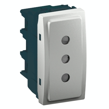 Hembra MOD 10A 2P+T ALUMINIO MGU3.030.30 Schneider Electric — Schneider Electric