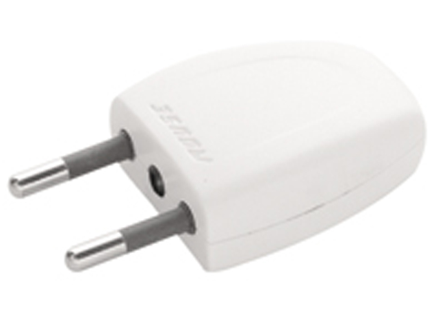Enchufe Macho Convertible Mouse 10A 2P - Blanco MWD015301800 — Schneider Electric — Schneider Electric