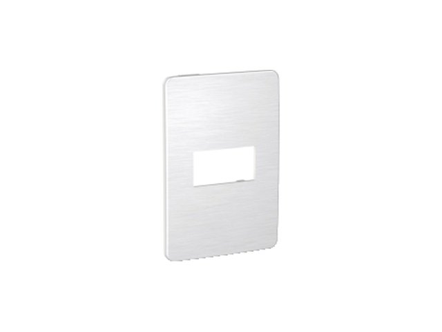 Placa Orion 1 Modulo, Blanco/cosmic Grey S733101635 — Schneider Electric — Schneider Electric