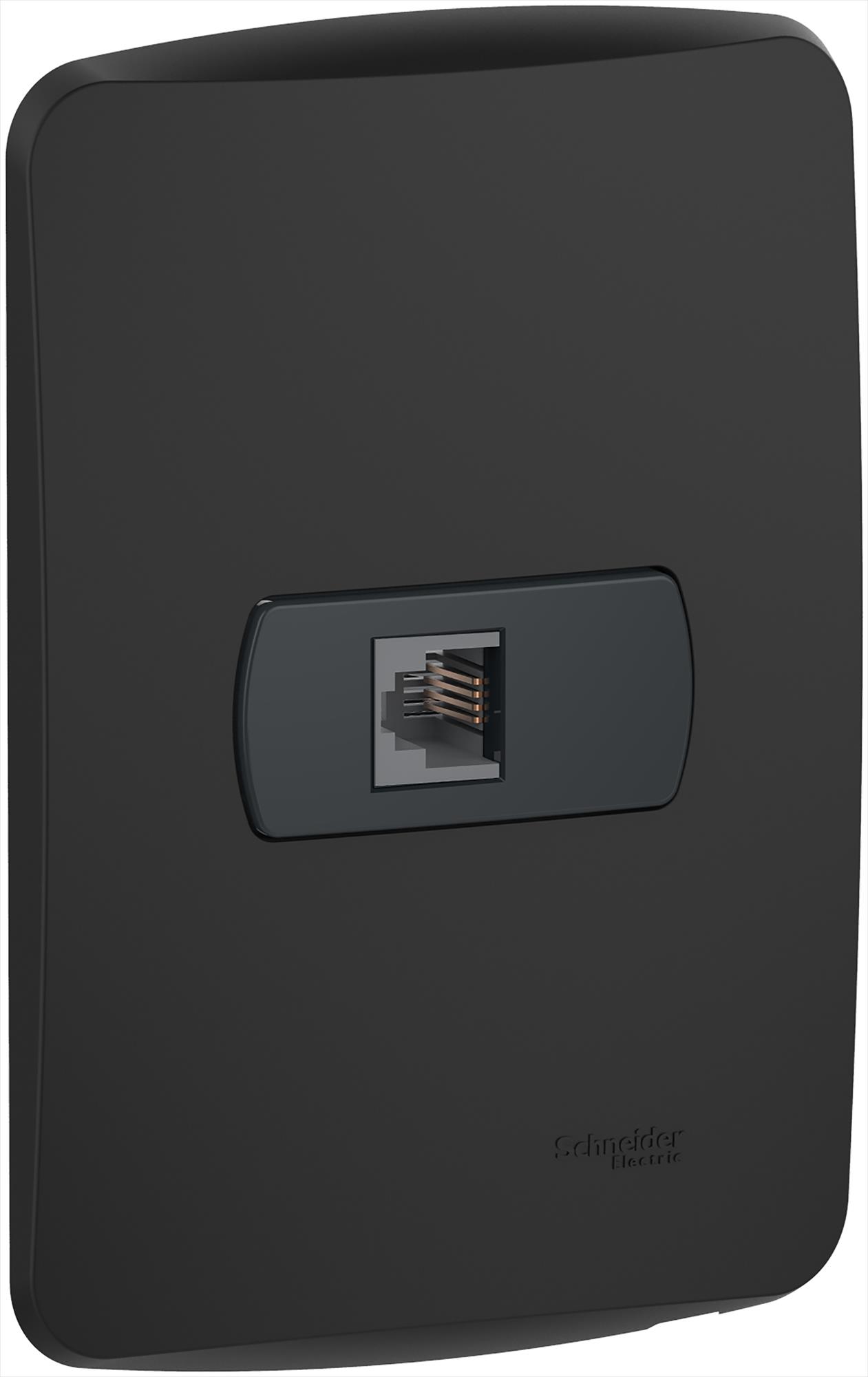 Placa Miluz Armada con Toma Telefonica Grafito S3B64806 — Schneider Electric — Schneider Electric