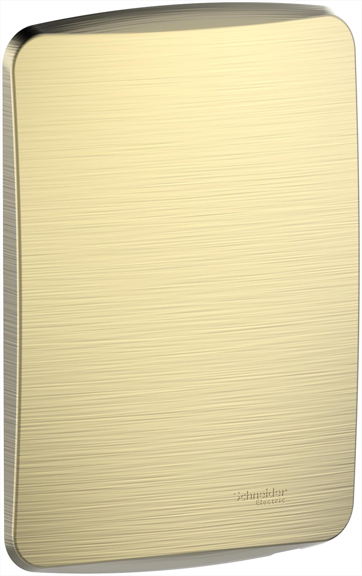 Placa Miluz Ciega Con Soporte Metal Dorado S3B77108 — Schneider Electric — Schneider Electric