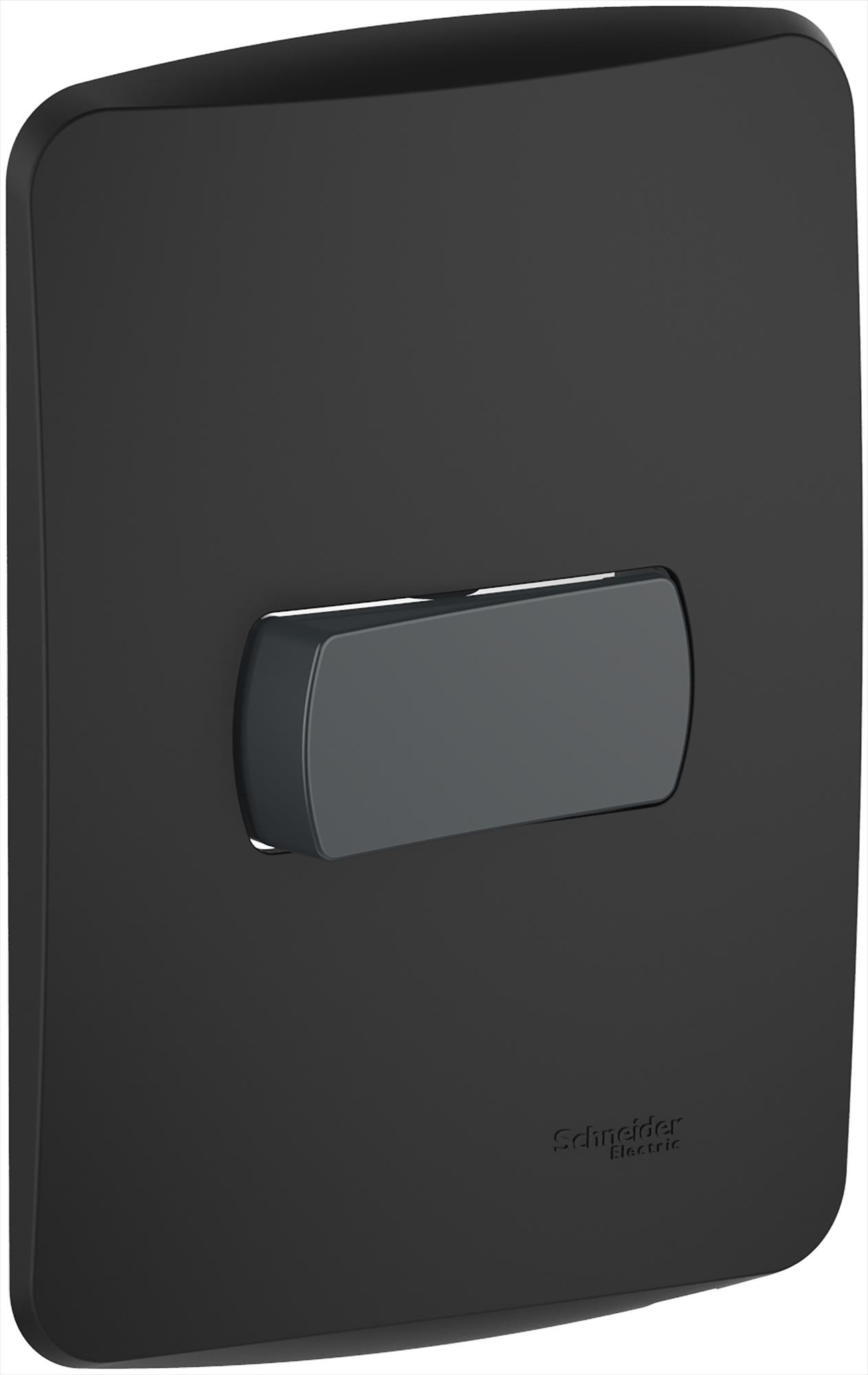 Placa Miluz Interruptor 9/12 16A 250V Grafito S3B62016 — Schneider Electric — Schneider Electric