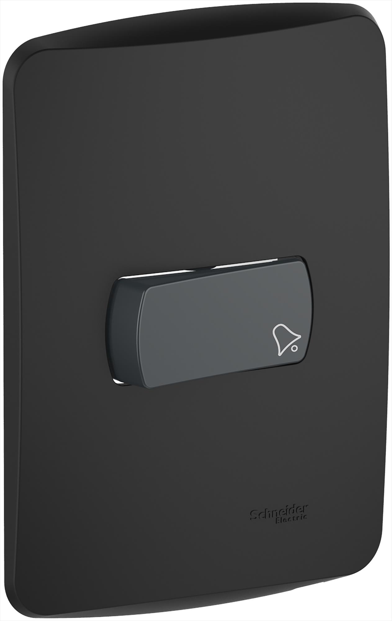Placa Miluz Armada con Pulsador 16A Grafito S3B62466 — Schneider Electric — Schneider Electric