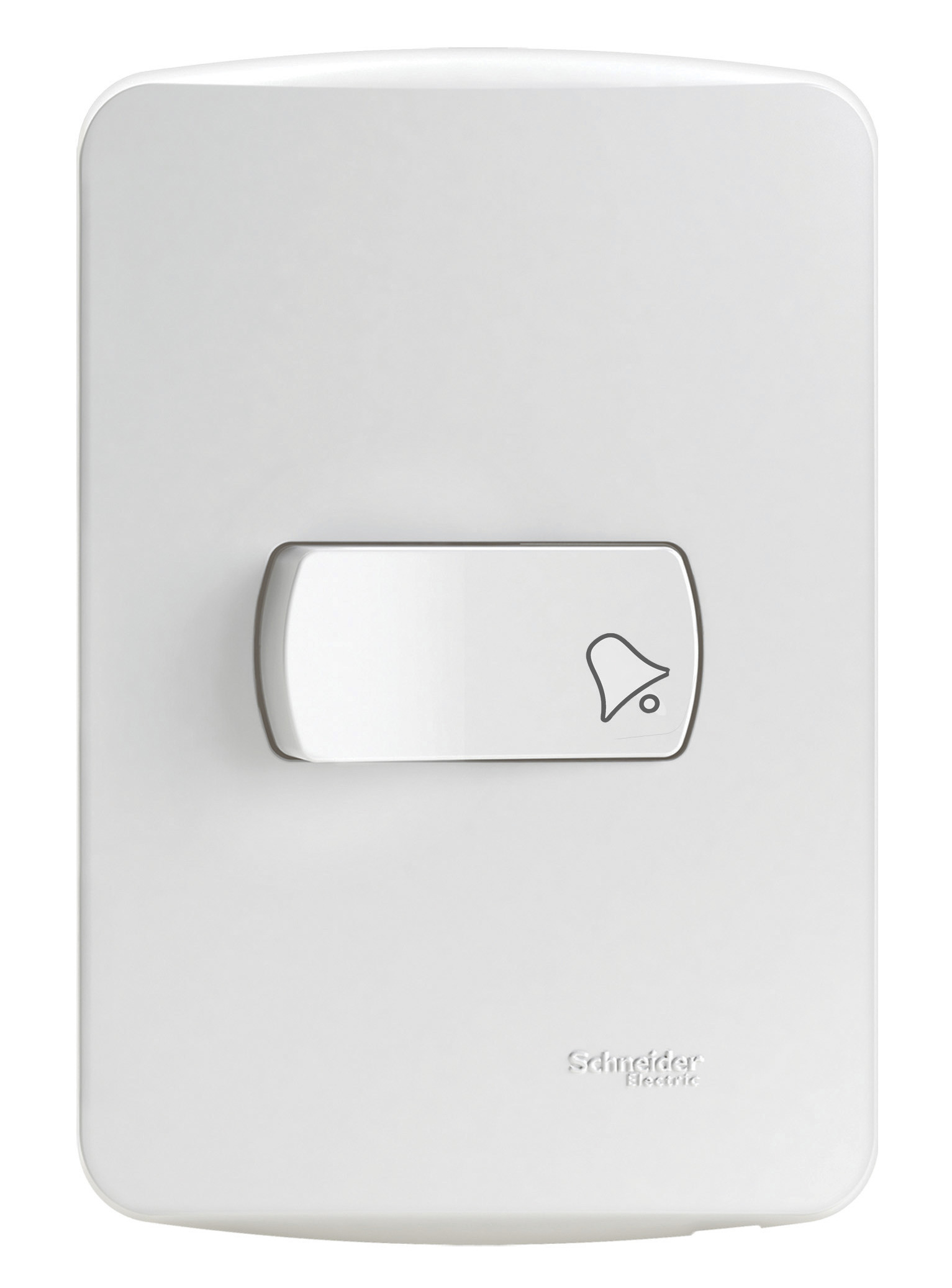 Placa Miluz Armada con Pulsador 16A 250V Blanco S3B62460 — Schneider Electric — Schneider Electric