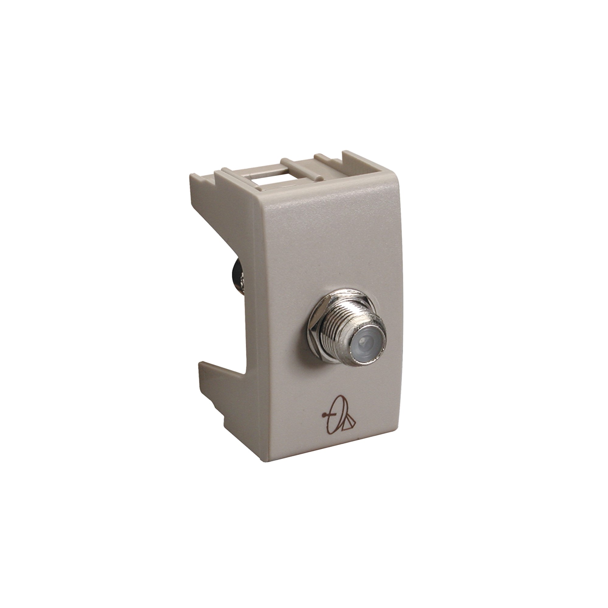 Tv-sat Coaxial HABIT21 Beige MWD082096796 — Schneider Electric — Schneider Electric