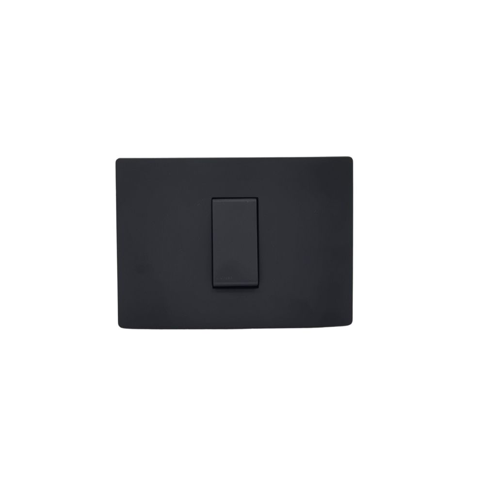 Placa Interruptor 9/12 1 Módulo Simple Arm. S33 Noir Mate 3393026 — Sinthesi — Sinthesi