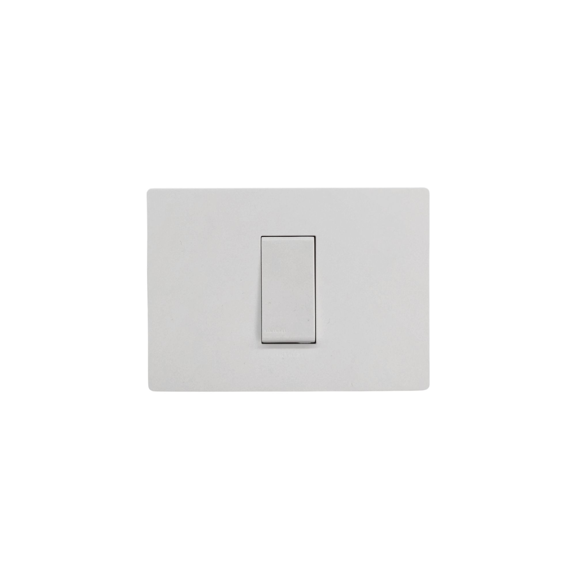 Interruptor 9/12 1 Módulo Simple Armado S32 Blanco Mate-blanco 3293047 — Sinthesi — Sinthesi