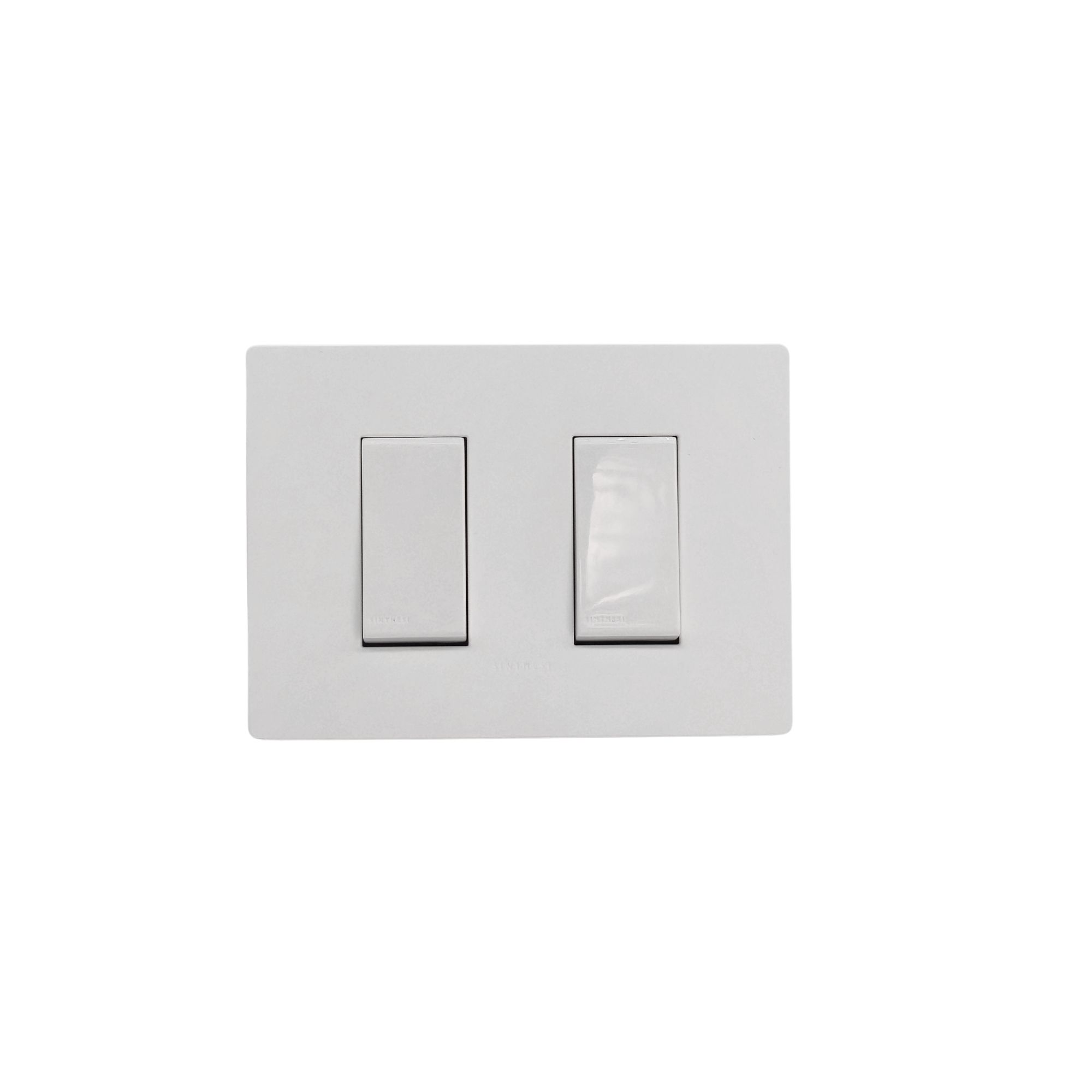 Interruptor 9/15 1 Módulo Doble Armado S32 Blanco Mate-blanco 3293147 — Sinthesi — Sinthesi