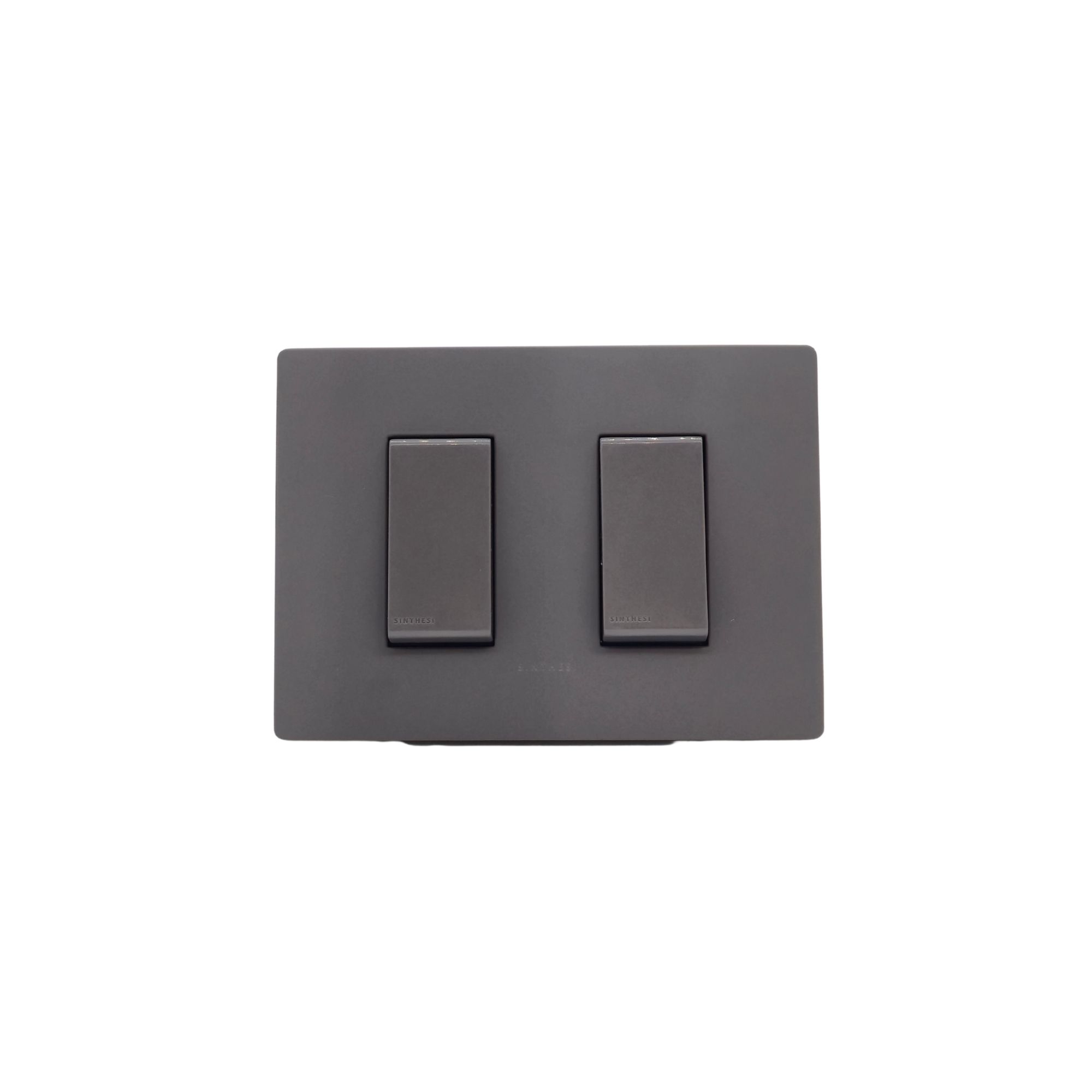 Interruptor 9/12 1 Módulo Doble Armado S32 Grey Mate-grey 3293150 — Sinthesi — Sinthesi
