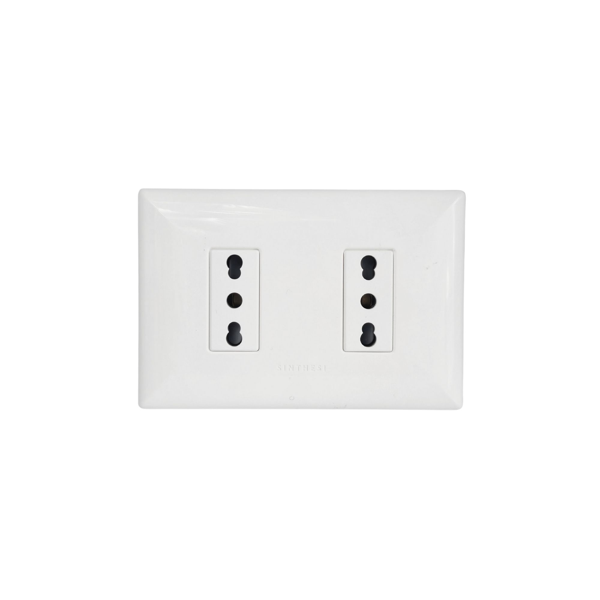 Enchufe 10/16A Doble Armado S17 Blanco 1795501 — Sinthesi — Sinthesi