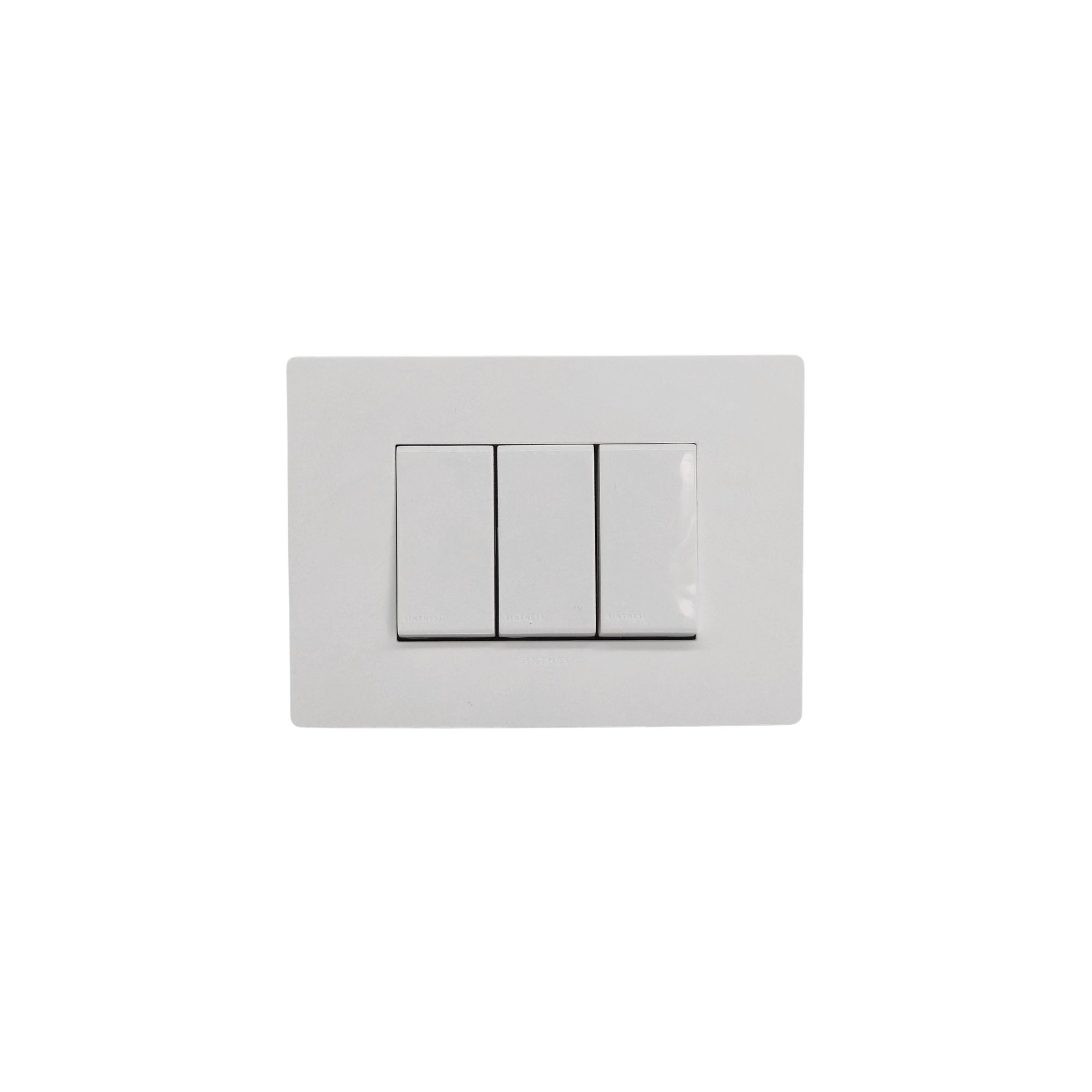 Interruptor 9/32 1 Módulo Triple Armado S32 Blanco Mate-blanco 3293247 — Sinthesi — Sinthesi