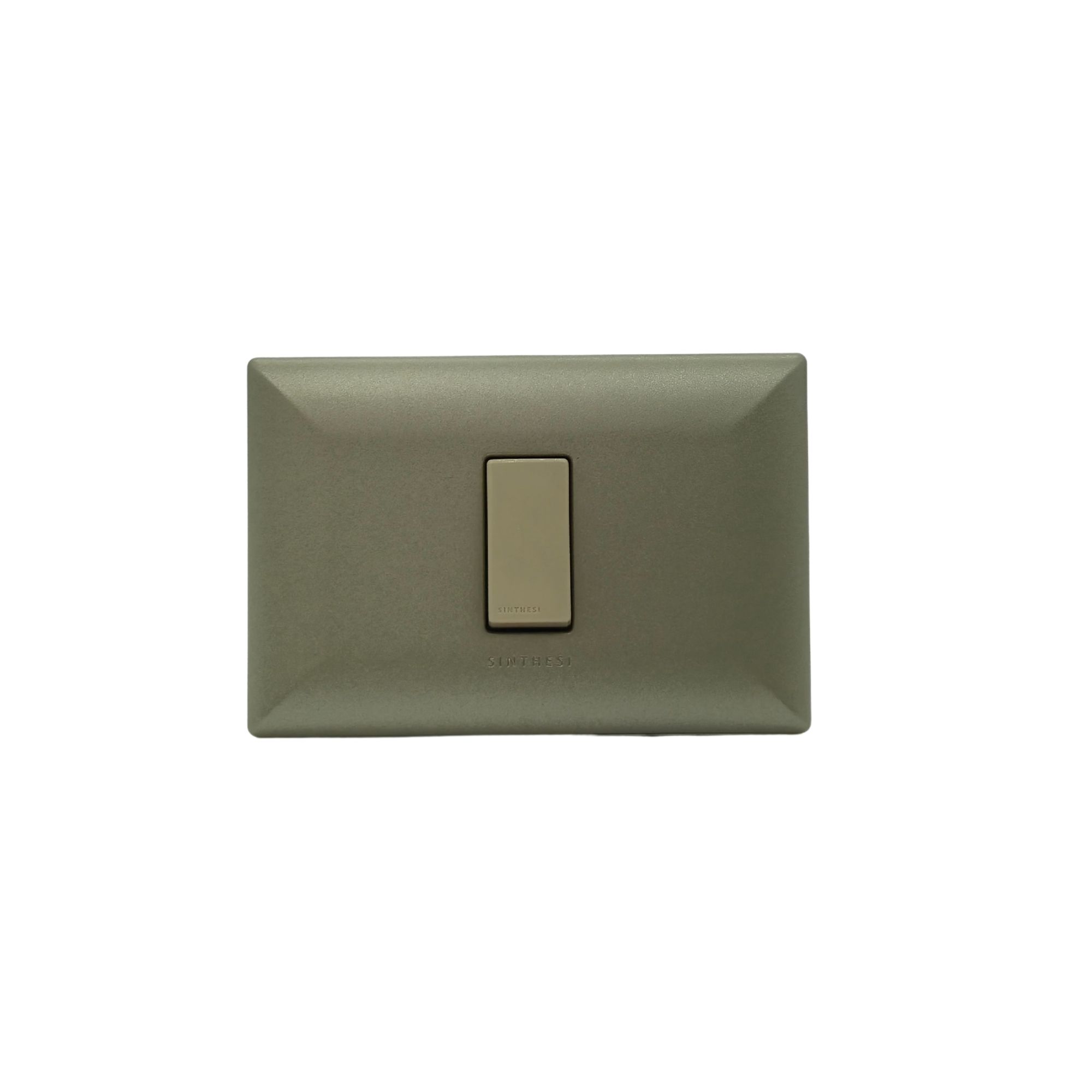 Placa Conmutador 9/24 1 Módulo Simple Arm. S17 ABS Champagne-beige 1793653 — Sinthesi — Sinthesi
