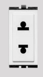 Toma Hembra Modular Blanco Euroam 10A S17 173201 — Sinthesi — Sinthesi