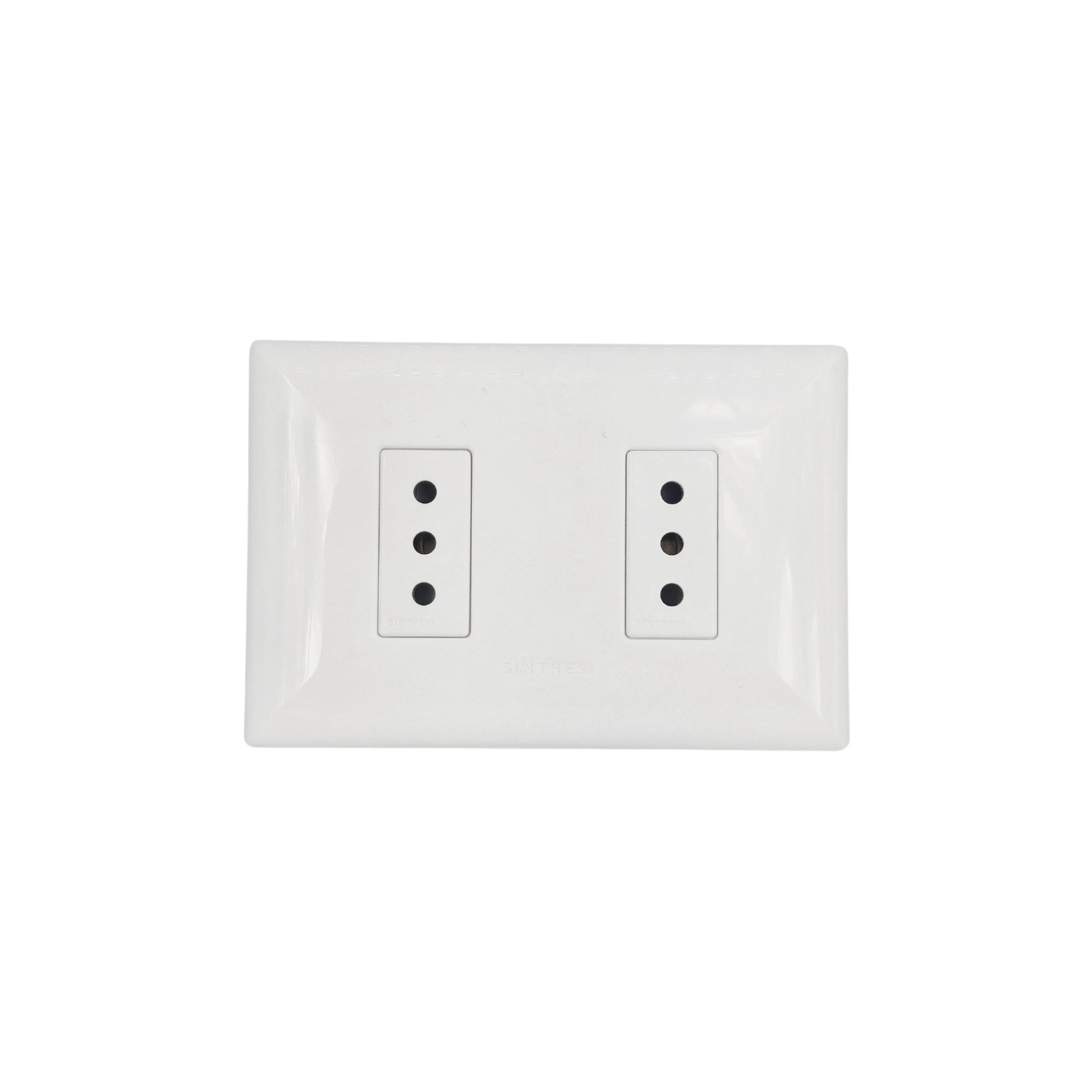 Enchufe 10A Doble Armado S17 Blanco 1795201 — Sinthesi — Sinthesi