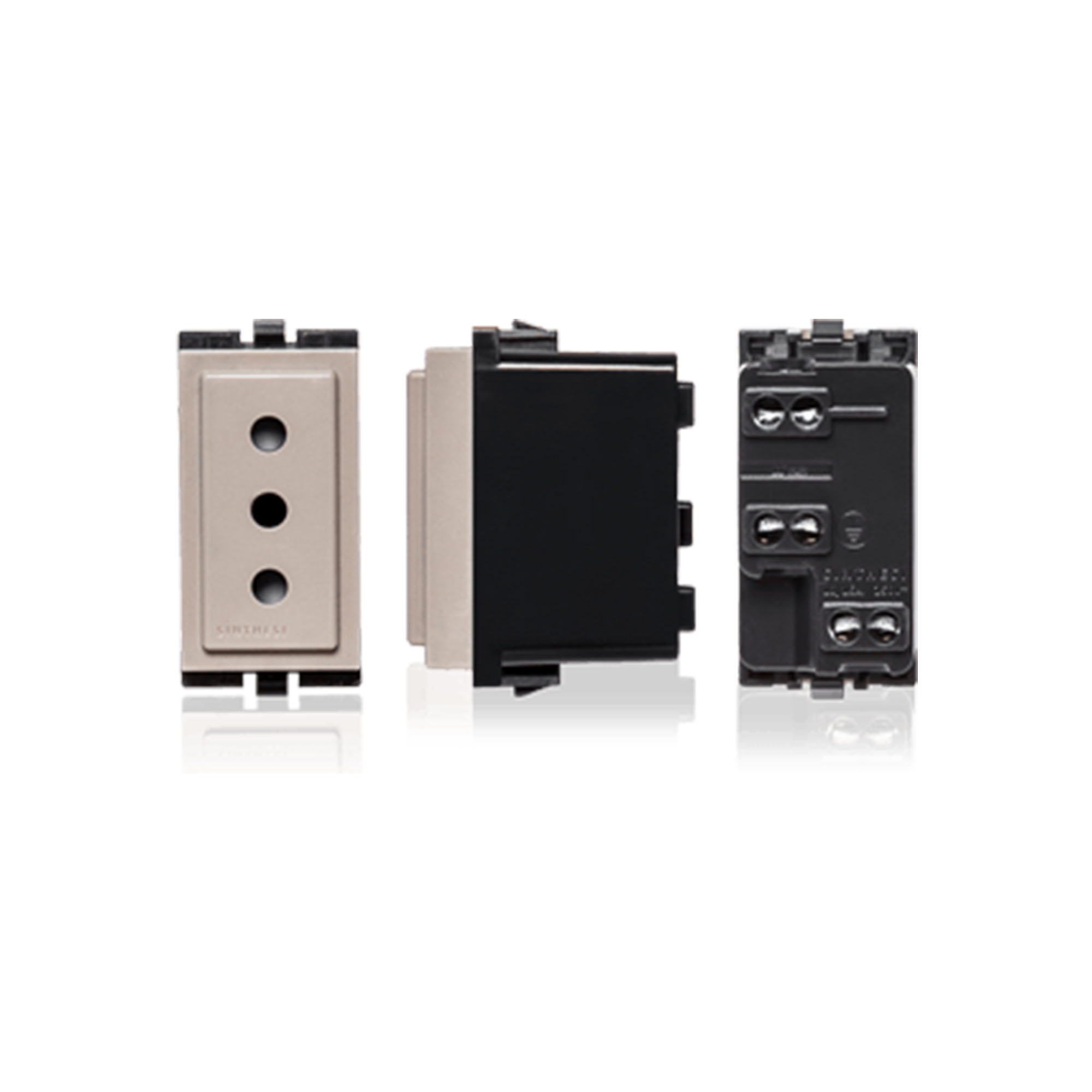 Toma Hembra Modular Beige 10A S17 173002 — Sinthesi — Sinthesi