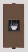 Toma Hembra Modular Cafe RJ-45 Cat 5E S22 224103 — Sinthesi — Sinthesi