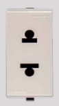Toma Hembra Modular Beige Euroam 15A S22 223202 — Sinthesi — Sinthesi