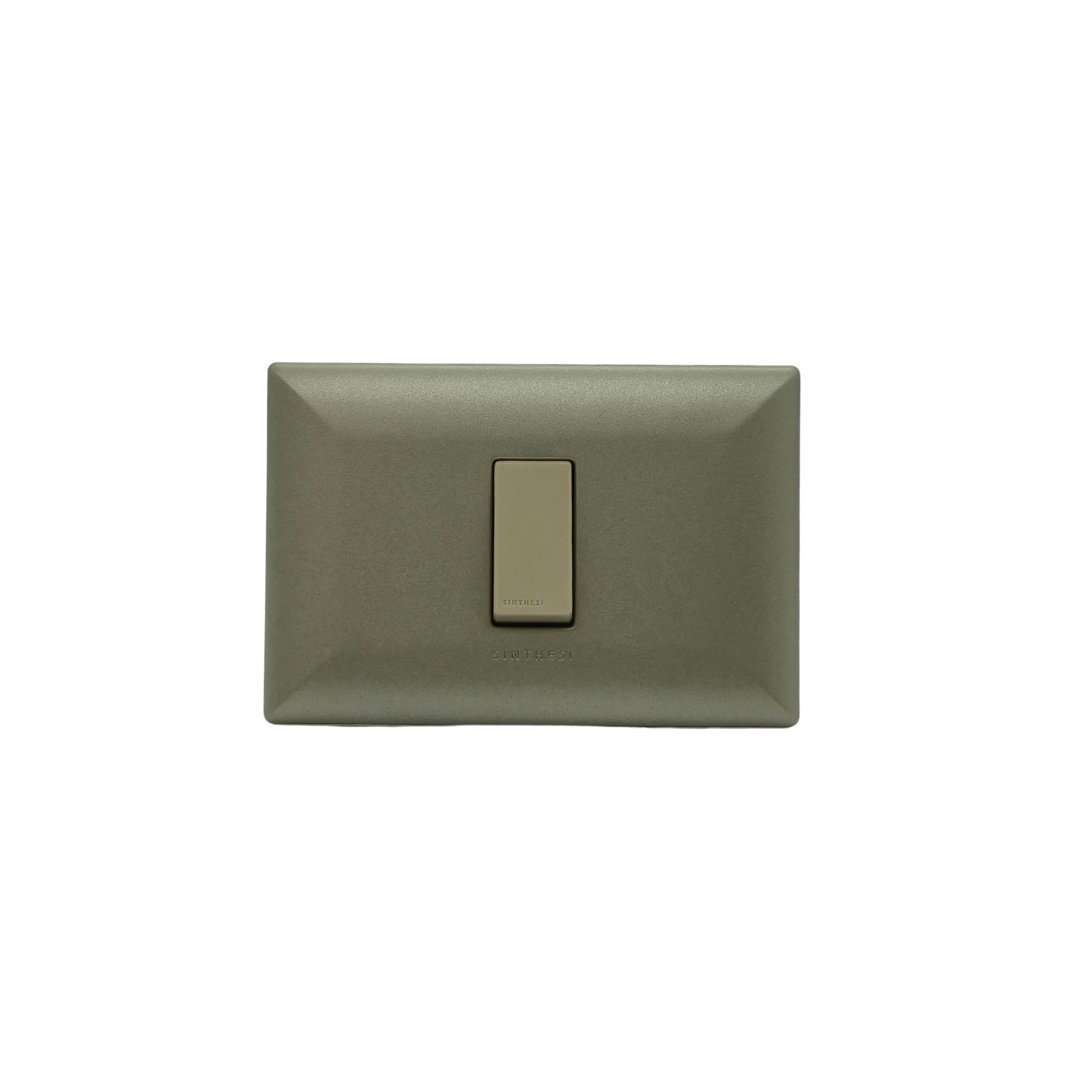 Placa Interruptor 9/12 1 Módulo Simple Arm. S17 ABS Champagne-beige 1793053 — Sinthesi — Sinthesi
