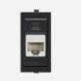 Toma Hembra Modular Noir RJ-45 Cat 6 S17 174606 — Sinthesi — Sinthesi