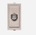 Toma Hembra Modular Beige TV Coax S17 174202 — Sinthesi — Sinthesi