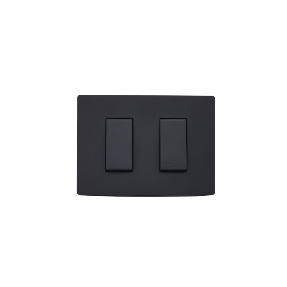 Placa Interruptor 9/15 Arm. S33 Noir Mate 3393126 — Sinthesi — Sinthesi