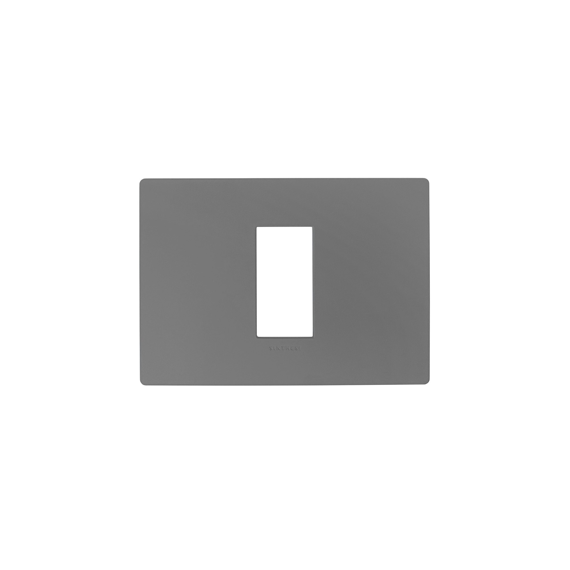 Placa Simple 33 Grey Mate 330123 — Sinthesi — Sinthesi