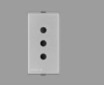 Toma Hembra Modular 10A 2P+T Plata S44 443012 — Sinthesi — Sinthesi