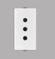Toma Hembra Modular 10A 2P+T Magnesio S44 443014 — Sinthesi — Sinthesi