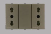 Toma Hembra Modular Duplex 10/16A 2P+T Arena S44 443513 — Sinthesi — Sinthesi