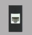 Toma Hembra Modular RJ45 CAT5E Carbon S44 444110 — Sinthesi — Sinthesi