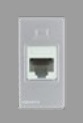 Toma Hembra Modular RJ45 CAT6 Plata S44 444612 — Sinthesi — Sinthesi