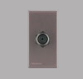 Toma Hembra Modular TV Coaxial Piedra S44 444211 — Sinthesi — Sinthesi