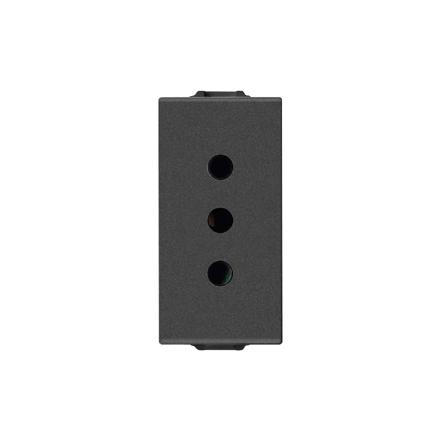 Modulo Enchufe 2P+T 10A Gris 09201.CM — Vimar — Vimar