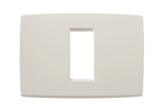 Placa 1 Modulos para Cajas 3 Modulos. Tecnopolimero 09651.02 — Vimar — Vimar