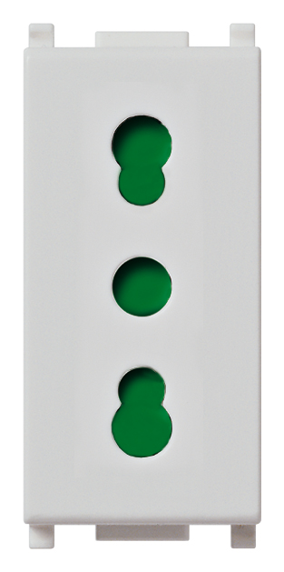 Modulo Bpresa 10/16A a Soporte 3 Modulos 14203.SL — Vimar — Vimar