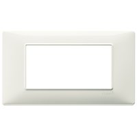 Placa 4 Puestos Tecnopolimero 14654.02 — Vimar — Vimar