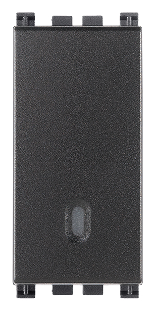 Interruptor 1P 16 Ax 250V~. Iluminable. Tecla Intercambiable. Gris 19001 — Vimar — Vimar