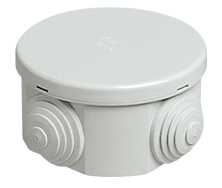 Caja Estanca con Conos Redonda Gris V55001 — Vimar — Vimar