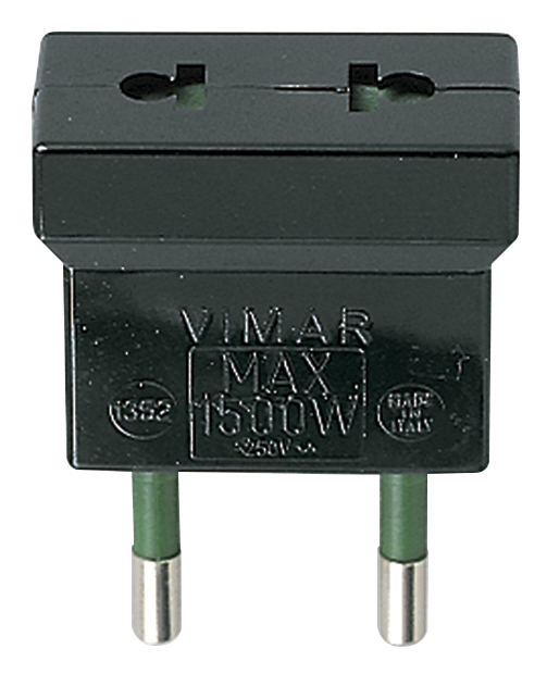 Adaptador S10 - Usa+eu Negro 1352 — Vimar — Vimar