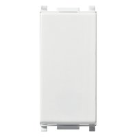 Conmutador 1P 10 Ax 250V~. Iluminable en Disco. Tecla Sustituible. Blanco 14004 — Vimar — Vimar