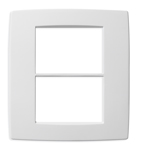 Placa 6 Puestos Blanca 3+3 09659.01 — Vimar — Vimar