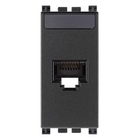 Toma RJ45 con Conector Netsafe. Cat. 6. NO Blindada. Cableado Universal T568A/B 19339.13 — Vimar — Vimar