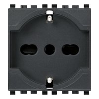 Toma Sicury 2P+T 16 a 250V~. Universal Estandar Italiano 20210 — Vimar — Vimar