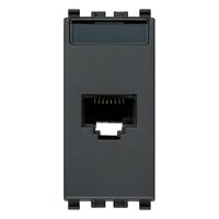 Toma RJ45 con Conector Netsafe. Cat. 6. NO Blindada. Cableado Universal T568A/B 20339.13 — Vimar — Vimar